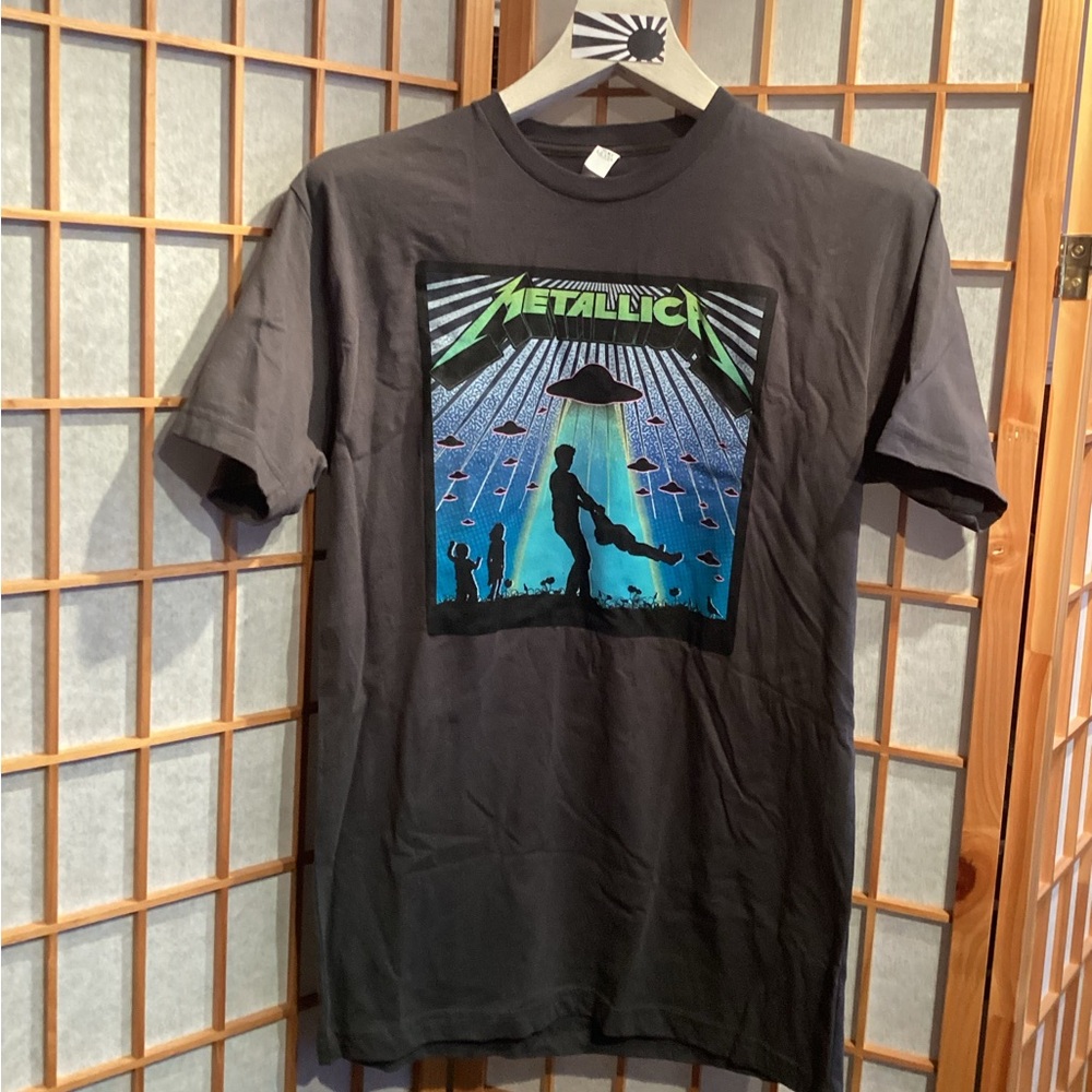 Metallica Alien Abduction Tour Graphic T-Shirt - Next Level Apparel Men's Medium